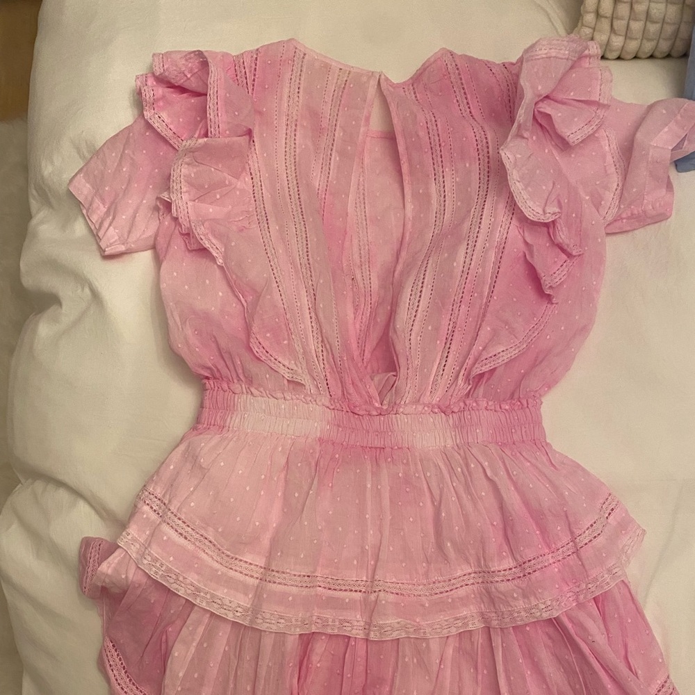 Love shack fancy pink natasha dress